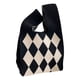 thumbnail image 4 of Bolso de mano de punto para mujer, elegante y ligero, de gran capacidad, para compras negro, 4 of 9