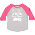 thumbnail image 3 of Inktastic Kickboxing Future Kickboxer Like Mommy Boys or Girls Toddler T-Shirt, 3 of 5