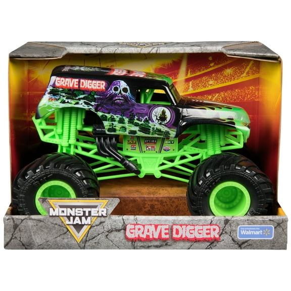 Monster Jam, Official Grave Digger Monster Truck Vehicle in 1:24 Scale