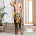 thumbnail image 2 of Balery Colorful Painted Duck Pantalones de pijama para hombre, pijama ultraligero, pantalón de descanso-XX-Large, 2 of 6