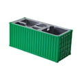 thumbnail image 1 of Organizador de escritorio portátil con múltiples compartimentos para bolígrafos y contenedores de envío Verde, 1 of 8