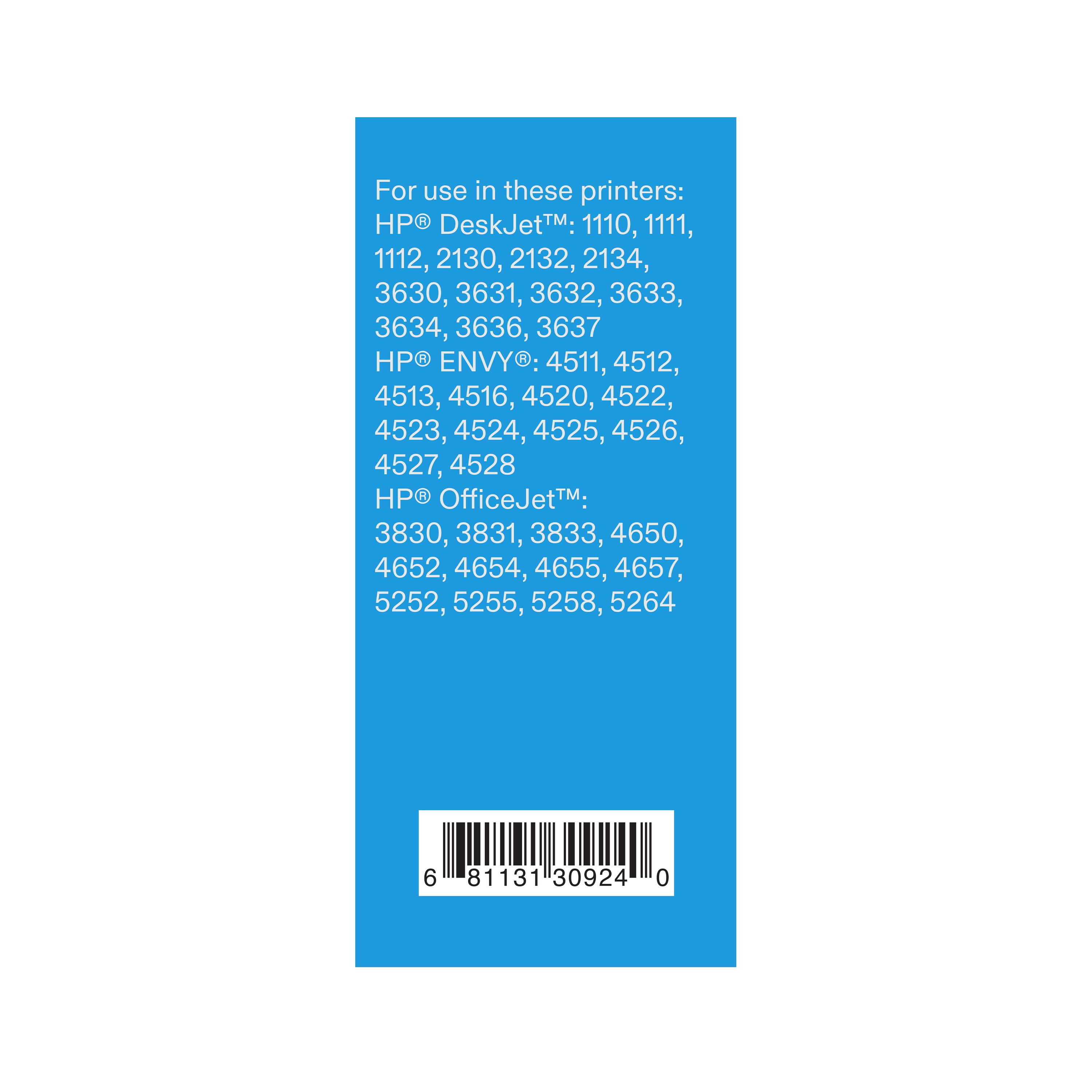 onn HP 63 Black Printer Ink Cartridge, (Remanufactured)