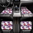 thumbnail image 7 of Naloa Peonies Car Foot Mat Set of 4 Pieces - Universal Floor Liner Neoprene Full Set Floor Mats for Cars Trucks SUV, 7 of 7