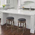 thumbnail image 3 of Comfort Pointe Tabouret de Comptoir Pivotant Sans Dossier Maxwell Marron, 3 of 7