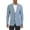 Light Blue, variant on Lauren Ralph Lauren Mens Woven Melange Two-Button Blazer Blue 38R