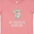 thumbnail image 4 of Inktastic My Abuelita Loves Me Girls Girls Baby T-Shirt, 4 of 5