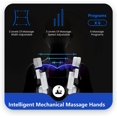 thumbnail image 5 of SL Track Full Body Massage Chair, Recliner with Zero Gravity Airbag Massage Chair Bluetooth Speaker Foot Roller USB Charger,Brown, 5 of 7