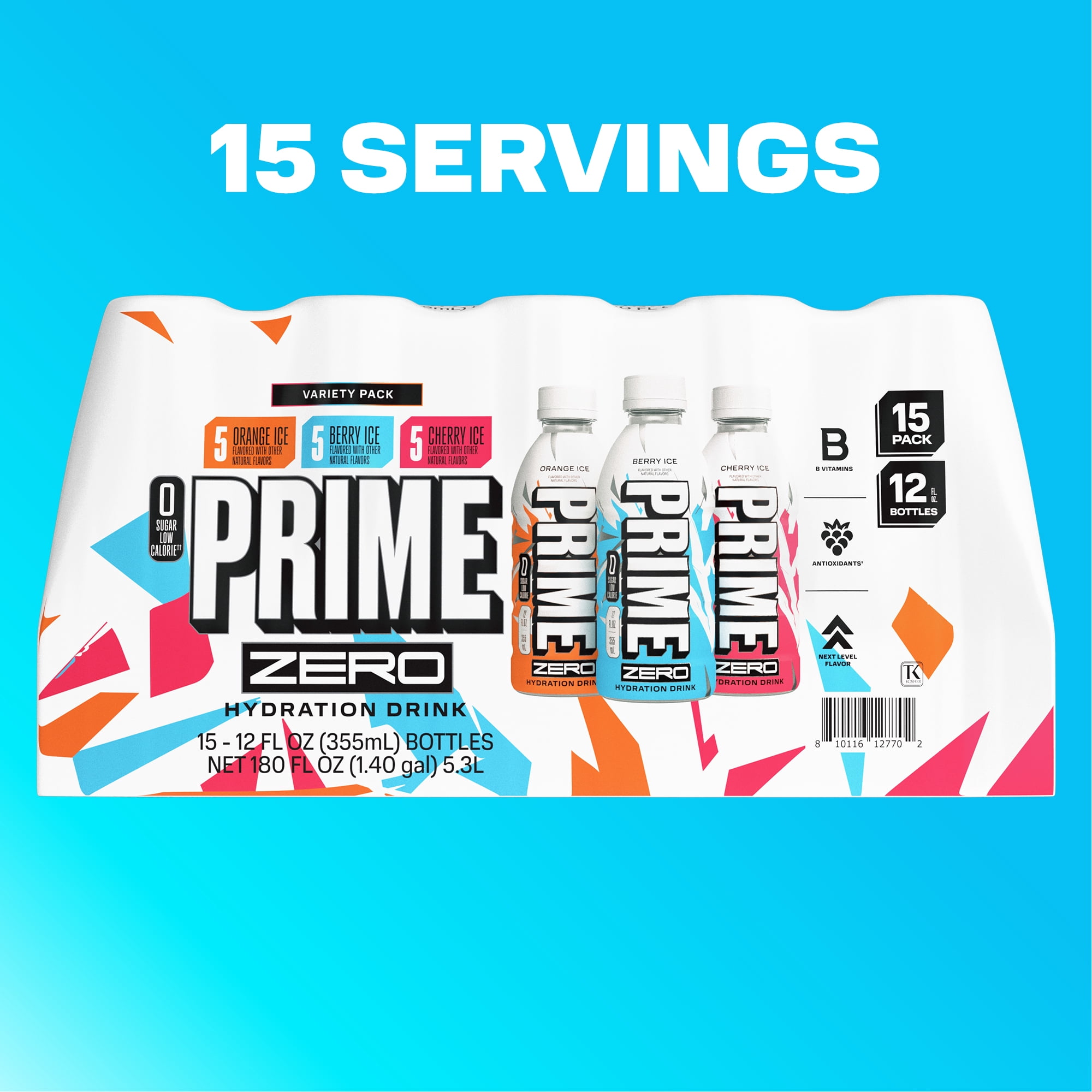 PRIME, Hydration Sports Drink, 12 fl oz, Variety Pack - Walmart.com