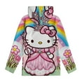 thumbnail image 2 of Hello Kitty Hooded Hoodies for Girls Boys, Kids Pullover Hooded with Pocket, Casual 3D Print Long Sleeve Sweatshirt Hoodies, 2 of 6