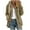 Khaki, variant on Fleece Jacket Zip up Fuzzy Coat for Women with Hood Sherpa Lined Warm Winter Outerwear Long Sleeve Sweater Jackets