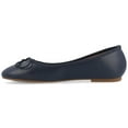 thumbnail image 3 of Journee Womens Vika Slip On Round Toe Ballet Dress Flats, Widths Available, 3 of 10