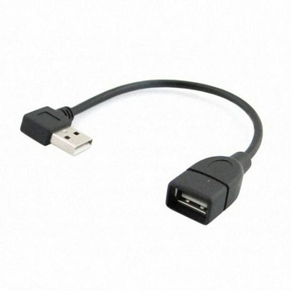 Chenyang CY 90D Left Angled type USB 2.0 A Male to USB Female M/F Extension Cable 20cm Cable