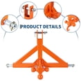 thumbnail image 2 of QinaQin Heavy Duty Tractor Quick Hitch Adapter, 2 x 2 Inch Receiver Tube with 10000 Lbs Towing Capacity, 2 of 8
