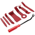 thumbnail image 2 of 8PC Car Trim Removal Tool Set, Plastic Auto Pry Panel Disassembly Kit, Fastener Clip Remover, Car Interior Door Audio Navigation Pry Tools, Metal Clip Pry Screwdriver Accessory Kit,Red, 2 of 5