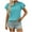 Green, variant on Summer Fashion Plus Size Shirts for Women Trendy Clothes 2025 olid Color Round-Neck Blouses Up to 65% off!