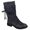 thumbnail image 2 of Autumn And Winter New Woolen Yarn Snow Boots Back Strap Plus Size Boots Women, 2 of 3