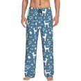 thumbnail image 2 of Kdxio Poodle Dog Print Men's Sleep Pajama Pant Lounge Pants with Pockets, 2 of 8