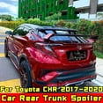 thumbnail image 3 of CHR Car Rear Spoiler Glossy Black Style Rear Trunk Wing Trunk Spoiler Roof Wing Car Accessories For CHR 2017-2020 Body Kit, 3 of 7