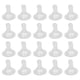 thumbnail image 1 of 20 tetinas de repuesto de silicona para biberones de bebé para la alimentación con leche., 1 of 7