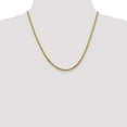 thumbnail image 2 of Auriga Fine Jewelry 14K Yellow Gold 2.9 mm Flat Beveled Curb Chain Necklace for Women 20", 2 of 7