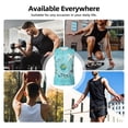thumbnail image 7 of Kdxio Travelling on Airplane for Men's Muscle T-shirt,Sleeveless for Workout Running Athletic Gym Lounge Casual, 7 of 7