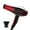 Red, variant on PureCasa 110V 1000W Electric Hair Dryer, Portable Powerful Blow Dryer for Home Travel & Salon, Lightweight, Low Noise, Hot & Cold Wind, 3 Speeds, Constant Temperature, 10.6"x9.8", 1PC, Black