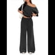 thumbnail image 1 of Conjunto de Dos Piezas para Mujer, Ideal para Viajes, Vacaciones, Cómodo, de Pierna , para el Aeropuerto Negro L, 1 of 9