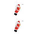 thumbnail image 2 of sweethay Decoración navideña de Papá Noel para el hogar y la Oficina, escalada en cuerda, adorno colgante, decoración de tela, 20cm 22cm 2Conjunto, 2 of 6