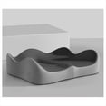 thumbnail image 2 of 1 Cojín de Espuma Viscoelástica para Asiento, Soporte Ergonómico 3D, Poliéster Lavable, Ideal para Coche y Oficina, Color Verde., 2 of 5
