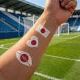 thumbnail image 4 of Set de tatuajes temporales con la bandera de Japón, 30 unidades, para la fiesta de la Copa Mundial, 4 of 7