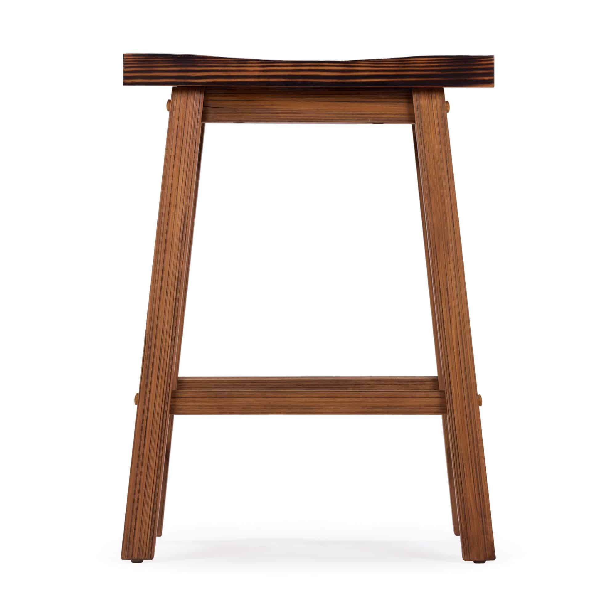 Sonoma Backless Saddle Counter Stool - Burnt Chestnut