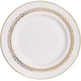 thumbnail image 4 of Lorren Home Trends Caramel-57 57 Piece La Luna New Bone China Gold Dinnerware Set, Service for 8, 4 of 7