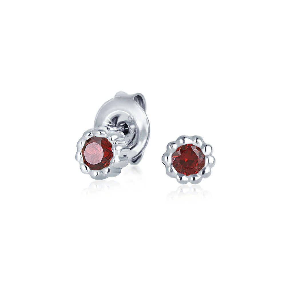small gemstone stud earrings