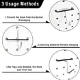 thumbnail image 4 of Peg Locks Plastic Pegboard Hook Locks Pegboard Display Hook Organizer Fixer Peg Board Hook Clip Retainers 100pcs, 4 of 7