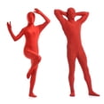 thumbnail image 2 of Disfraces Zentai personalizados Traje de cuerpo completo Traje de gato Disfraces de Halloween Mono para adultos Cremallera en la entrepierna Ojos abiertos Boca abierta, 2 of 5