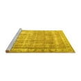 thumbnail image 2 of Ahgly Company Machine Washable Indoor Rectangle Persian Yellow Traditional Area Rugs, 7' x 9', 2 of 4