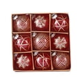 thumbnail image 2 of Puntoco Paquete De Liquidación De Adornos Decorativos Navideños De 9 Bolas Navideñas Bolas De Regalo Para Decoración De Árboles De Navidad, 2 of 6
