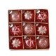 thumbnail image 2 of Xihbxyly Juego de Bolas Navideñas de Plástico Irrompible, Decoración Multicolor para Árbol, Ideal para Hoteles, Oficinas, Mansiones y Celebraciones Navideñas. Paquete de 9 Piezas, 24 X 24 Cm., 2 of 6