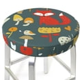 thumbnail image 3 of Naloa Cute Animal Forest Round Bar Stool Cushion Cover 12-14 inch, Fits Kitchen, Office, Restaurant Chairs - 12 inch, 3 of 7