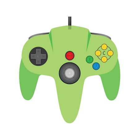 TeknoGame Wired N64 Controller - Clear Green