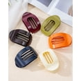 thumbnail image 7 of AWAYTR 6 PCS Oval Flat Hair Claw Clips for Women, Medium French Clips with Strong Grip, Non Slip Hair Clips for Thick & Thin Hair, 7 of 7