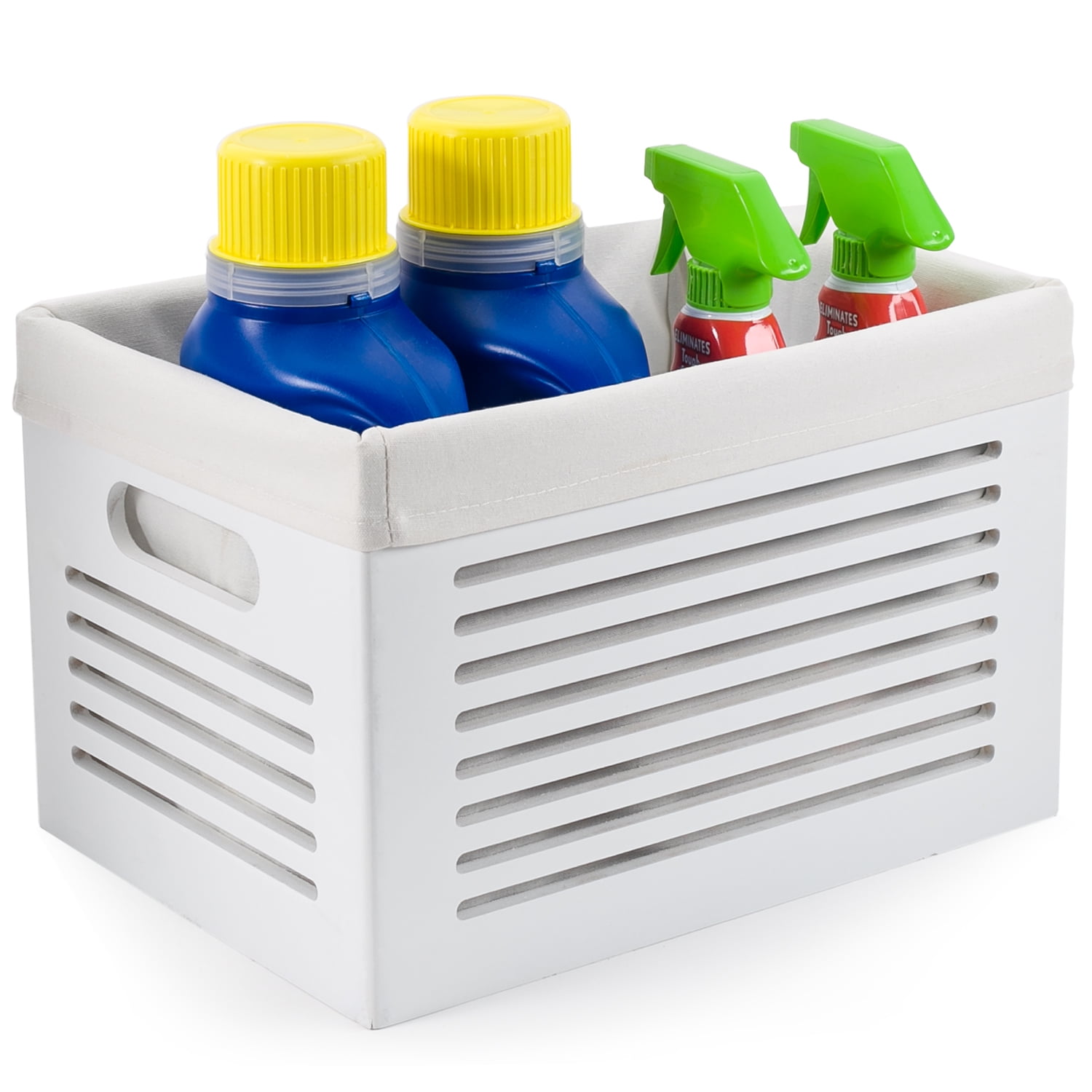 Wooden Storage Box White