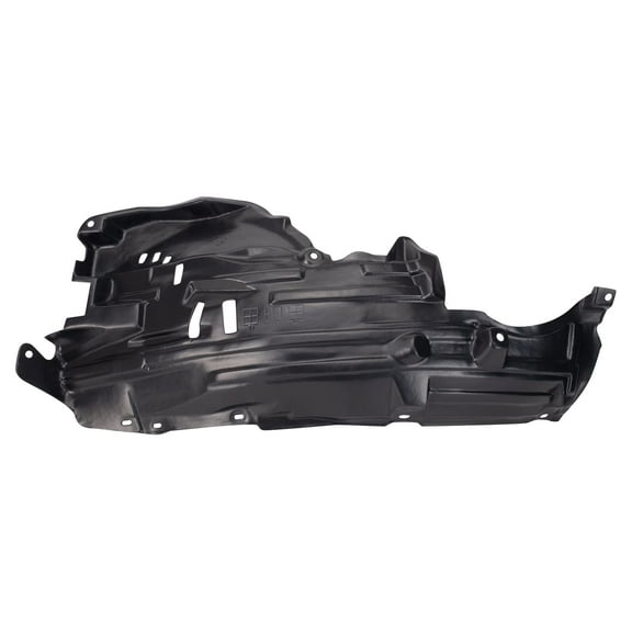 TRQ Front Right Rearward Inner Fender Liner Black Passenger Side Fits Select 2003-2007 INFINITI G35 IN1251105