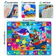 thumbnail image 2 of Large Baby Play Mat for Floor | Ocean ABC Rug for Kids, 2 of 7