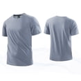 thumbnail image 5 of NIEWTR Mens Workout Athletic Shirts Moisture Wicking Running T-Shirts Breathable Short Sleeve Gym Tee（Grey,3XL), 5 of 6
