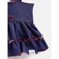 thumbnail image 5 of Kacey Lee Denim Strappy Pet Dress for Cats and Dogs, Blue, Medium, 5 of 5