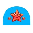 thumbnail image 1 of Almencla Bonnet de Bain 3D Natation Plage Cheveux Longs/courts Bleu, 1 of 8