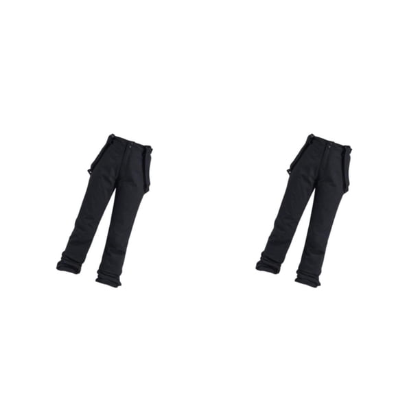 Sonducket Pantalones con pechera de esquí con aislamiento para mujer A prueba de viento Calor de invierno Longitud total Type3 NO3
