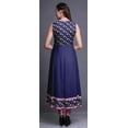 thumbnail image 2 of Bimba Navy Blue Floral Indian Kurtis For Women Solid Readymade Anarkali Dress Printed Indian Kurti XX-Large, 2 of 7