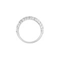 thumbnail image 4 of 1 Carat DEW Moissanite 10k White Gold Anniversary Ring, 4 of 4
